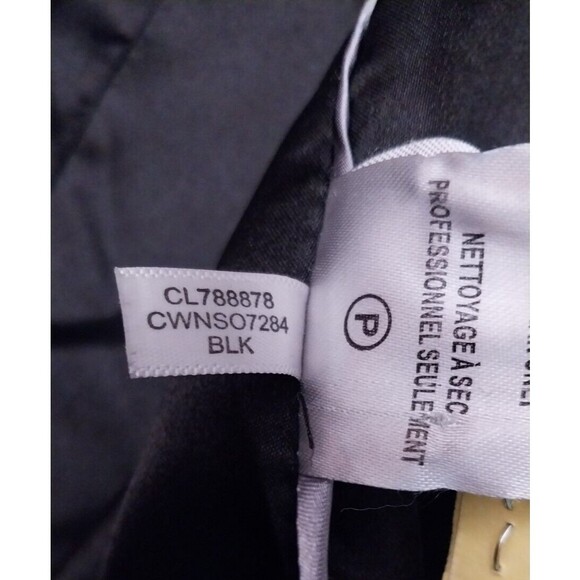 Calvin Klein Black Wool Blend Button Down Single Breasted Peacoat Size XL - Picture 8 of 12